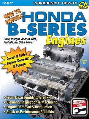 cover image of How to Rebuild Honda B-Series Engines